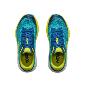 Hoka Rincon 4 Running Shoe Junior - Electric Aqua/Neon Citrus Running Shoes Hoka
