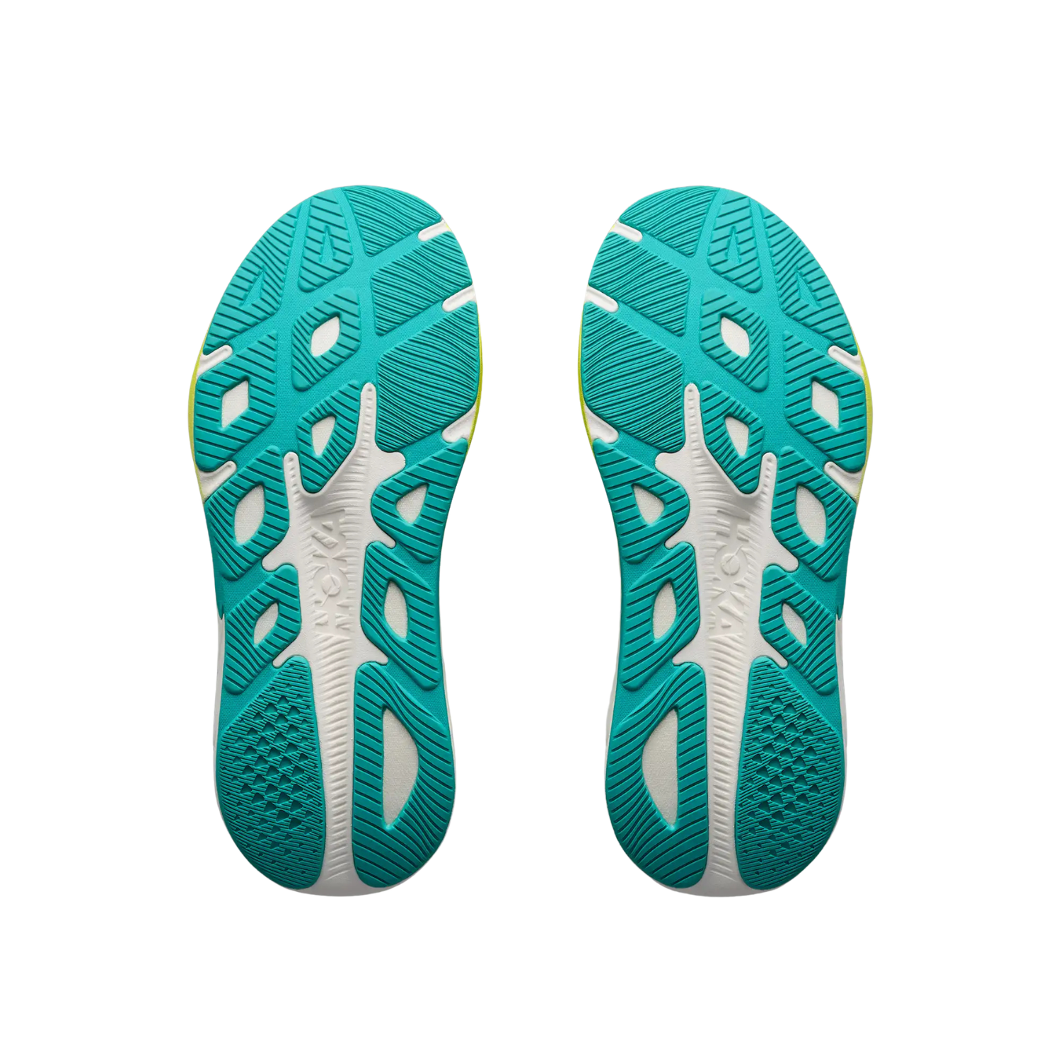 Hoka Rincon 4 Running Shoe Junior - Electric Aqua/Neon Citrus Running Shoes Hoka