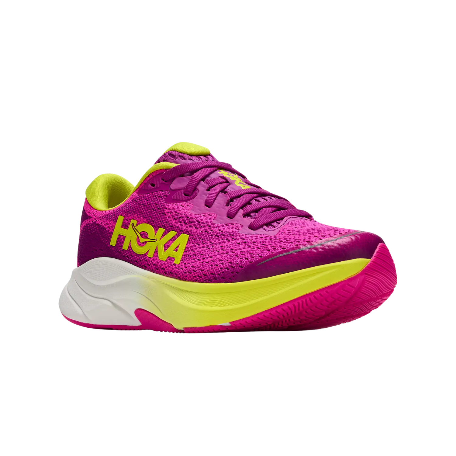 Hoka Rincon 4 Running Shoe Junior - Fuchsia Running Shoes Hoka