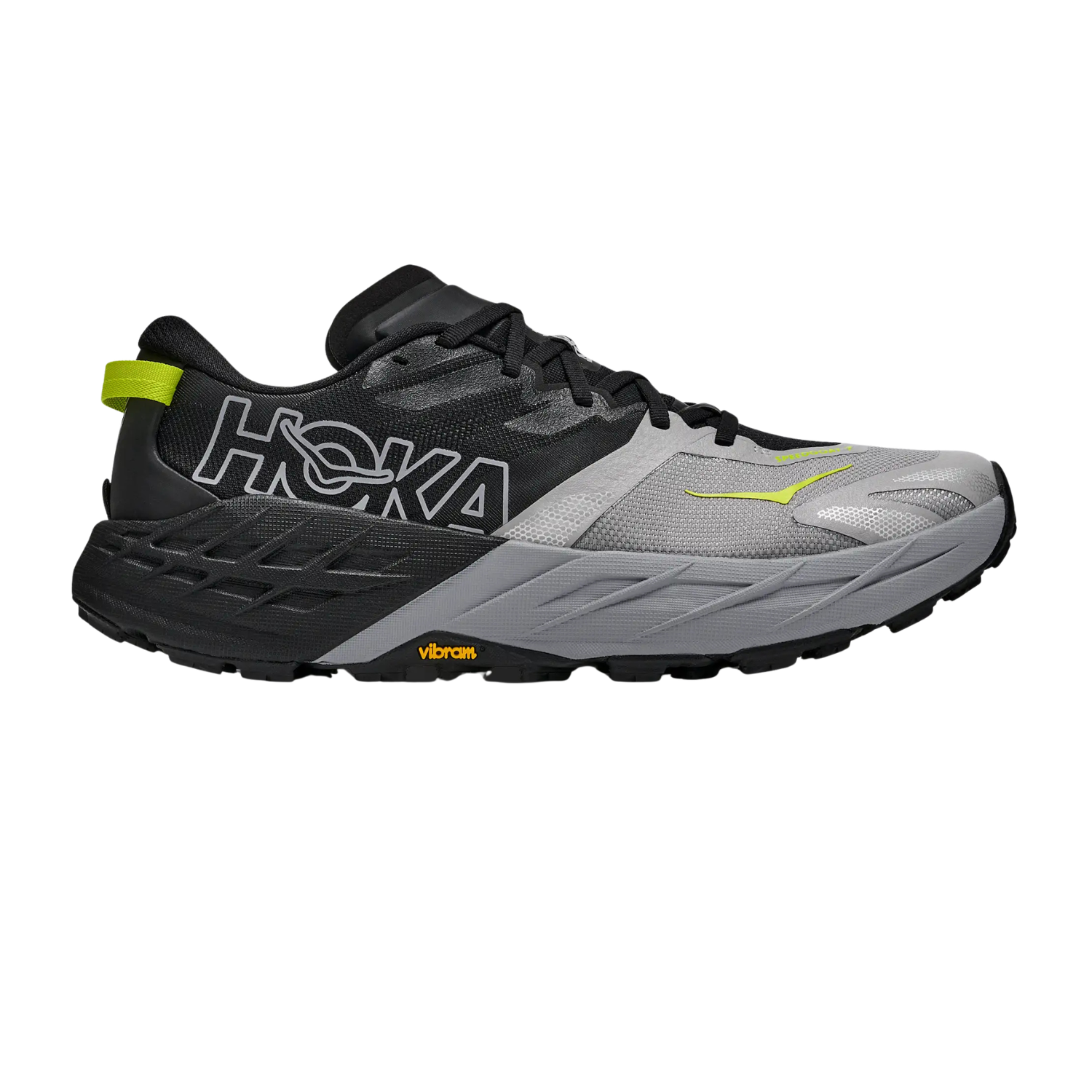 Hoka Speedgoat 7 Trail Running Shoes Men - Black/Stellar Grey Black Stellar Grey UK 10 Trail Running Shoes Hoka
