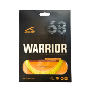 Hundred 68 Warrior Badminton String (0.68mm) - Graphite Black by Hundred