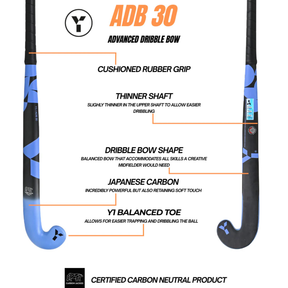 Y1 ADB 30 Hockey Stick 2026/27 - Blue Hockey Sticks Y1