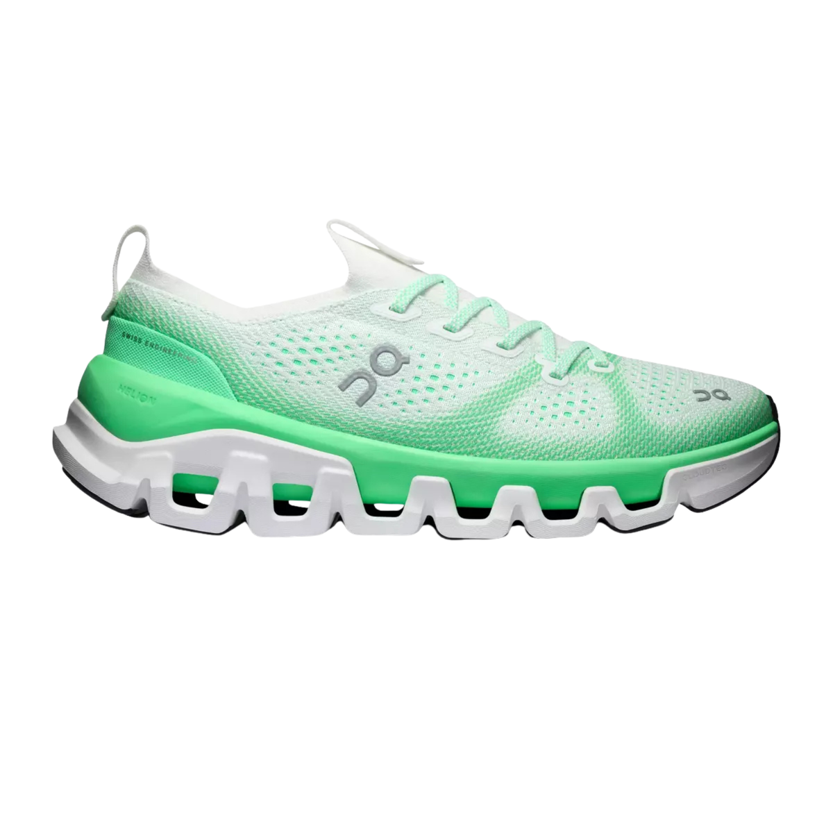 On Running Cloud X Tempo Running Shoe Men - Ivory/Verdite Running Shoes On Running