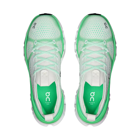 On Running Cloud X Tempo Running Shoe Men - Ivory/Verdite Running Shoes On Running