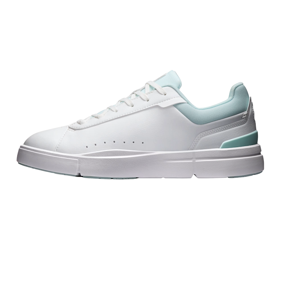 On Running The Roger Advantage Tennis Shoe Women, White/Flurry, front view