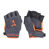 Y1 MK PRO Shell Hockey Glove Short 2026/27 Unisex - Grey/Orange Grey Orange Accessories Y1