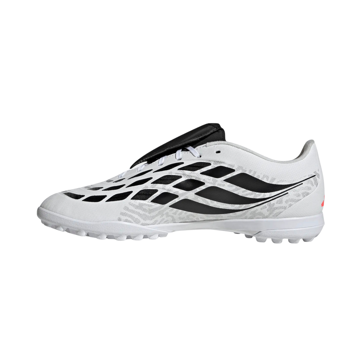 Adidas Predator Club Fold-Over Tongue Turf Boots - White/Red/Black (IH2113) Football Boots Adidas