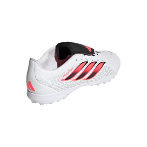Adidas Predator Club Fold-Over Tongue turf boots, White/Red/Black, additional view