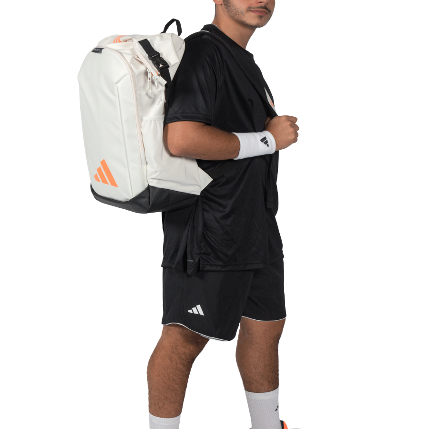Adidas Multigame 2026 Backpack - Off White/Orange (AB1MA9U76) Backpacks Adidas