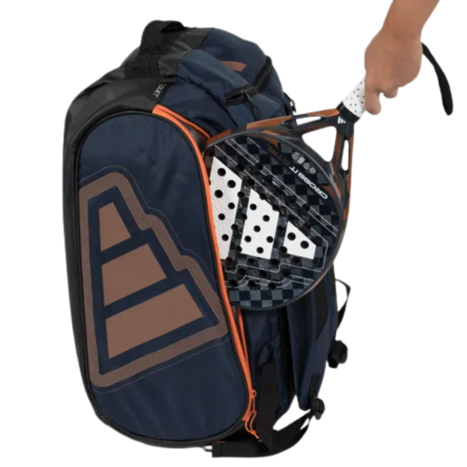 Adidas Pro Tour 2026 Padel Racket Bag - Blue/Bronze (AB1PA5U17) Racket Bags Adidas