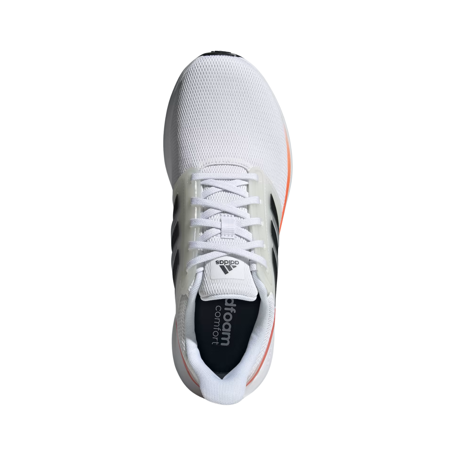 Adidas EQ19 Running Shoes - Cloud White/Carbon/Solar Red shoes Adidas