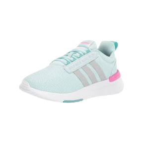 Adidas Racer TR21 Kids Trainers - Halo Mint/Silver Metallic/Screaming Pink (GV7395) Trainers Adidas
