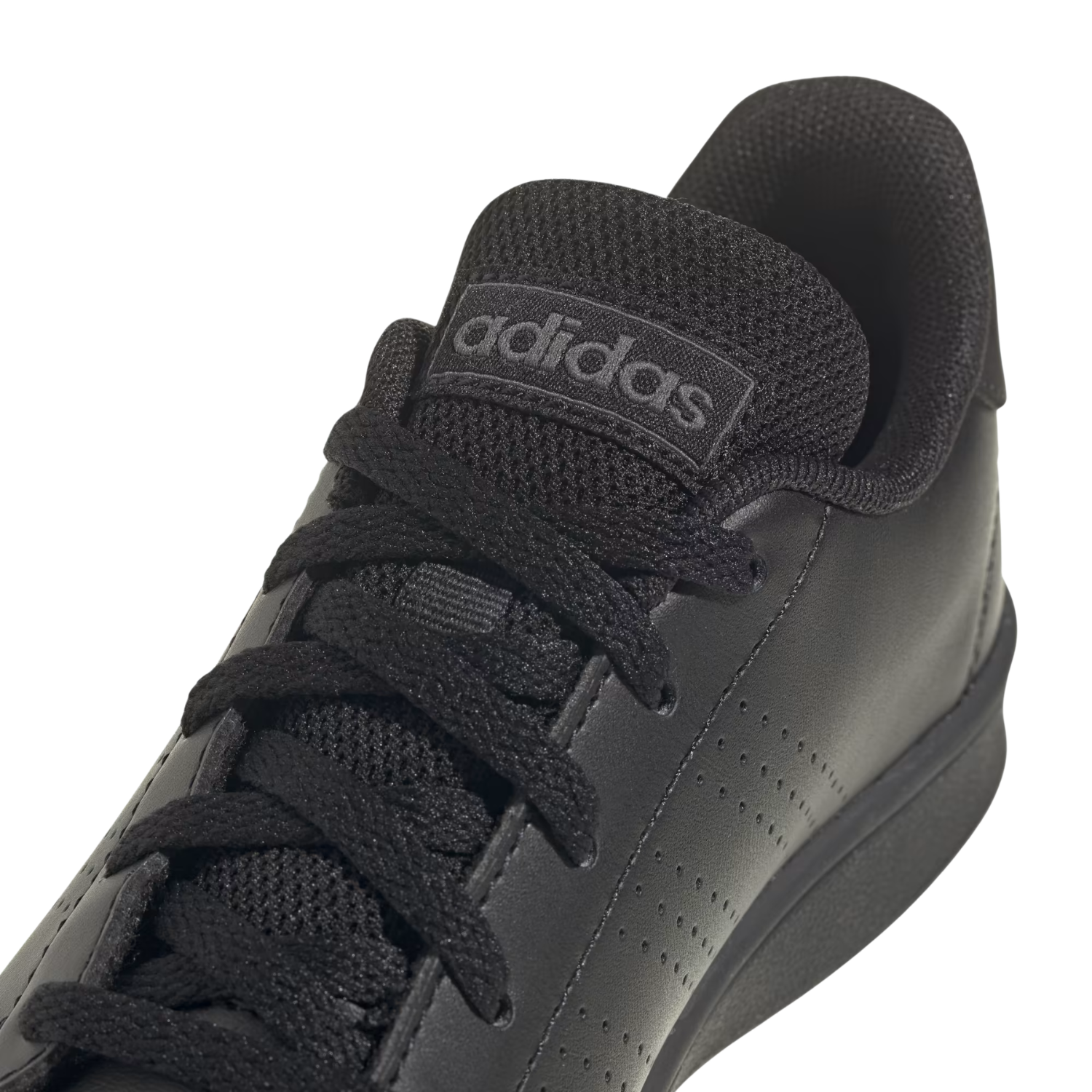 Adidas Advantage Lifestyle Court kids' trainers, Core Black, detail view