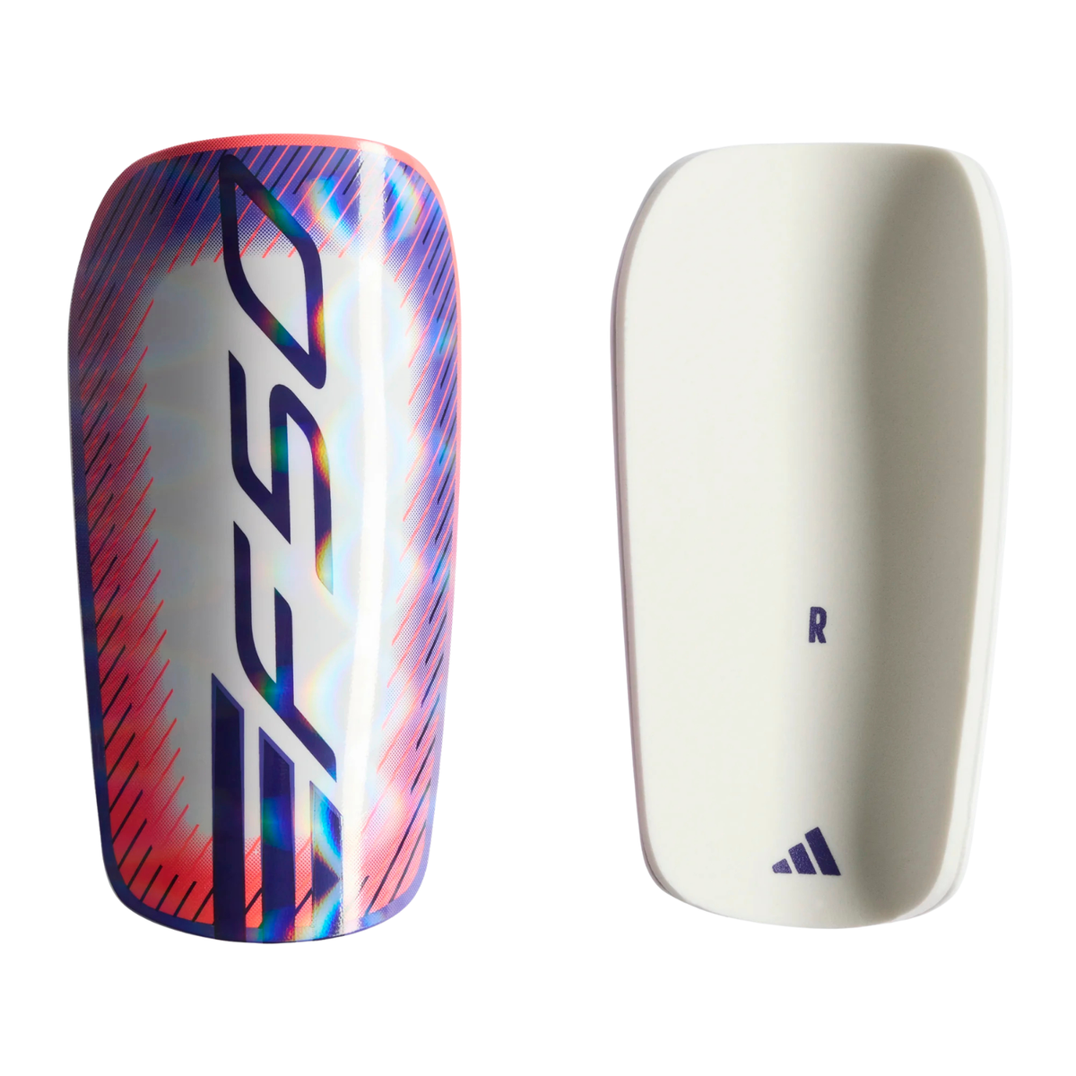Adidas F50 Match Football Shin Guards Junior - White/Pink/Purple White Pink Purple Shin Guards Adidas