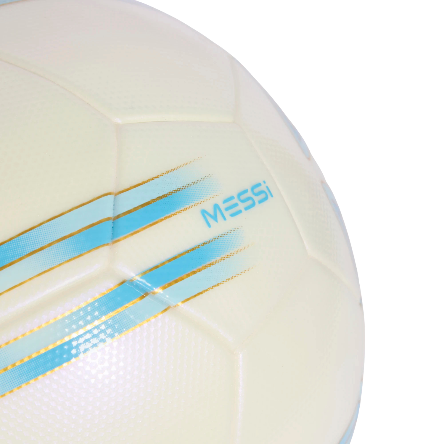Adidas Messi League Football - White/Blue Footballs Adidas