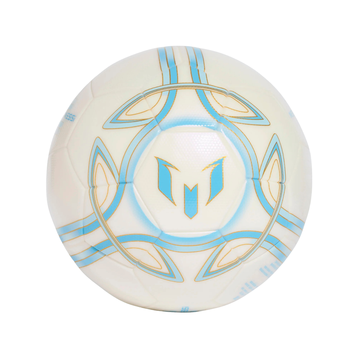 Adidas Messi League Football - White/Blue Footballs Adidas