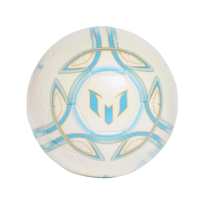 Adidas Messi League Football - White/Blue Footballs Adidas