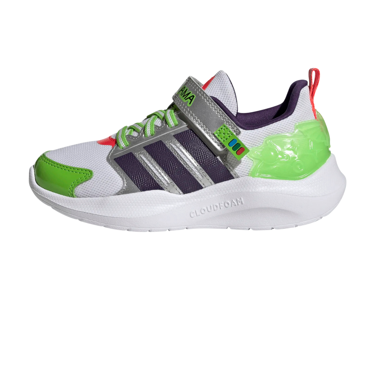 Adidas Pixar Toy Story Lightorama Running Shoe Kids - White/Violet/Red Running Shoes Adidas