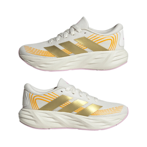 Adidas Galaxy 8 Running Shoe Junior - White/Gold/Lilac Running Shoes Adidas