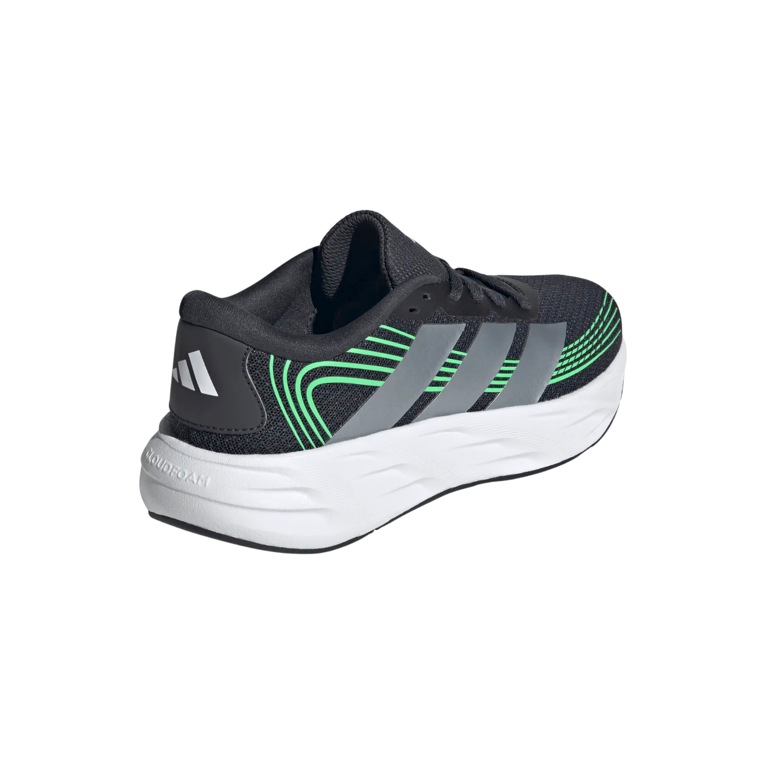 Adidas Galaxy 8 Running Shoe Junior - Grey/Green Running Shoes Adidas