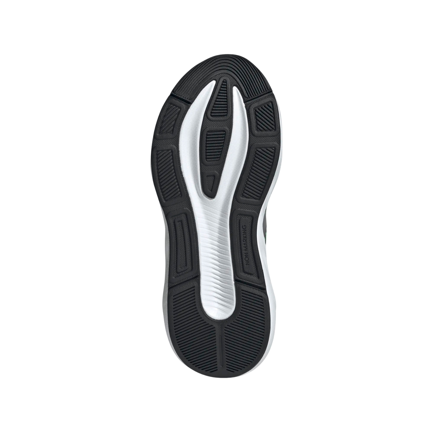 Adidas Galaxy 8 Running Shoe Junior - Grey/Green Running Shoes Adidas