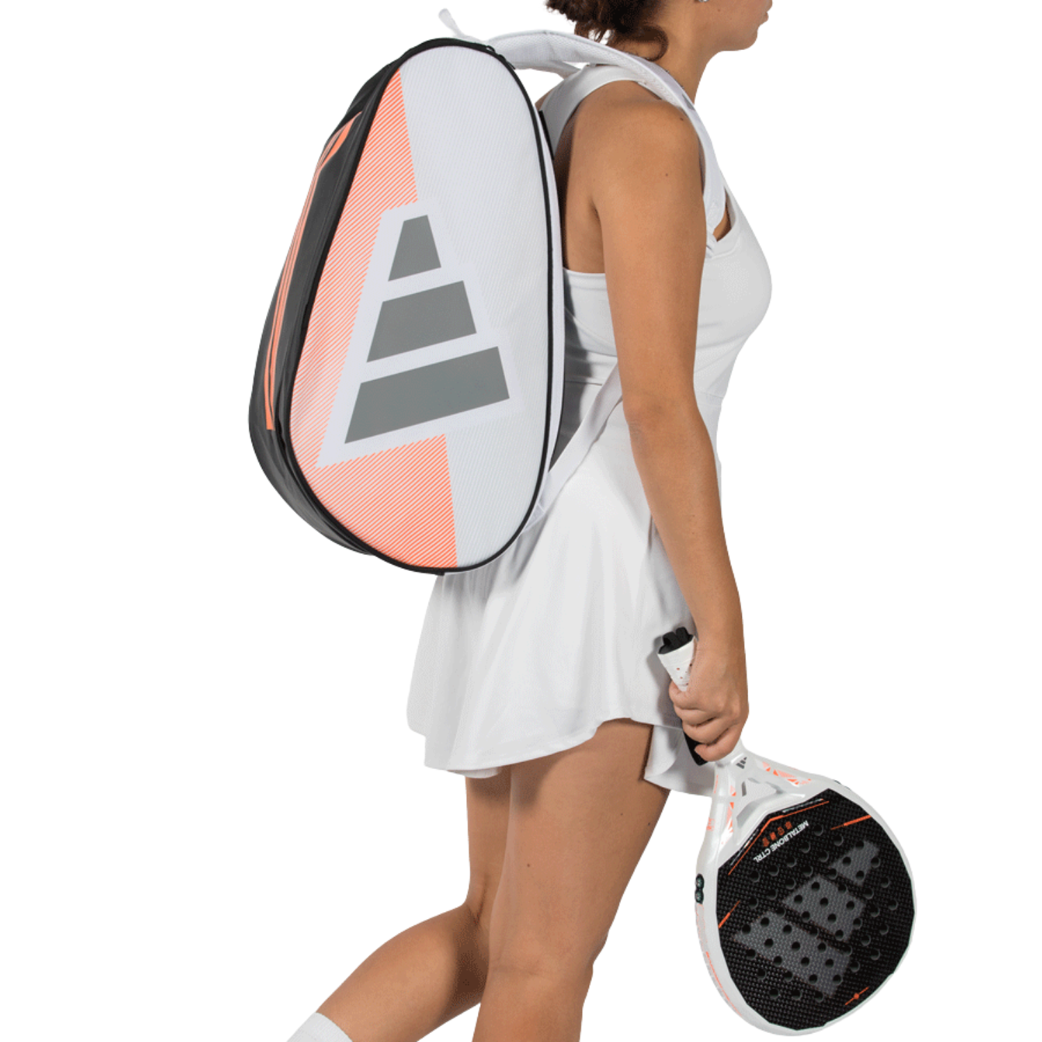 Adidas Control Racket Bag 2026 - White/Orange (AB3PA5U11) Bags Adidas