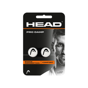 Head Pro Damp Tennis Dampener (Pack of 2) - Multicolour Single Pack WHITE Dampener Head