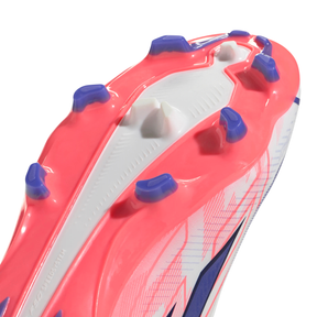 Adidas F50 Hyperfast League Mid FG Football Boots Unisex - White/Purple/Pink Football Boots Adidas