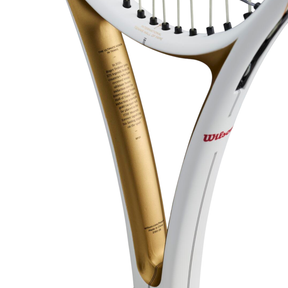 Wilson Roger Federer 01 Hall of Fame 2026 Tennis Racket - White/Gold Tennis Rackets Wilson