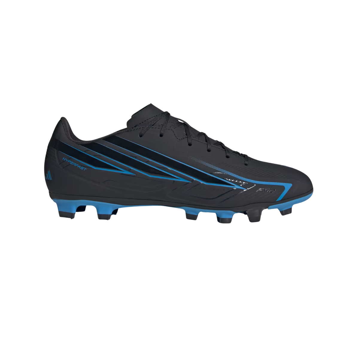 Adidas F50 Hyperfast Club FG/MG Football Boots Unisex - Black Black Football Boots Adidas