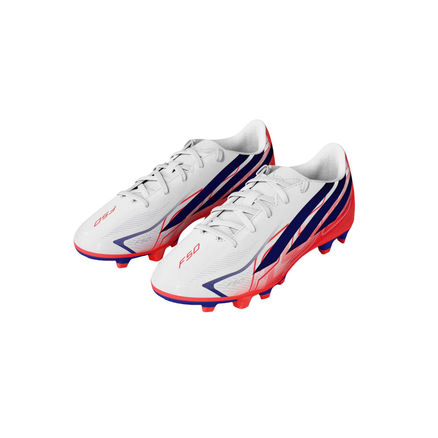 Adidas F50 Hyperfast Club FG/MG Football Boots Junior - White/Purple/Pink (KK1308) Football Boots Adidas