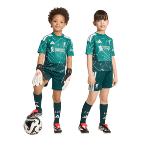 Adidas Liverpool F.C. 26/27 Goalkeeper Kids Set - Green Clothing Adidas