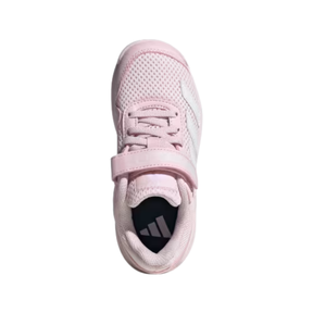 Adidas Courtflash Hook and Loop Tennis Shoes Kids - Pink/White/Pink Tennis Shoes Adidas