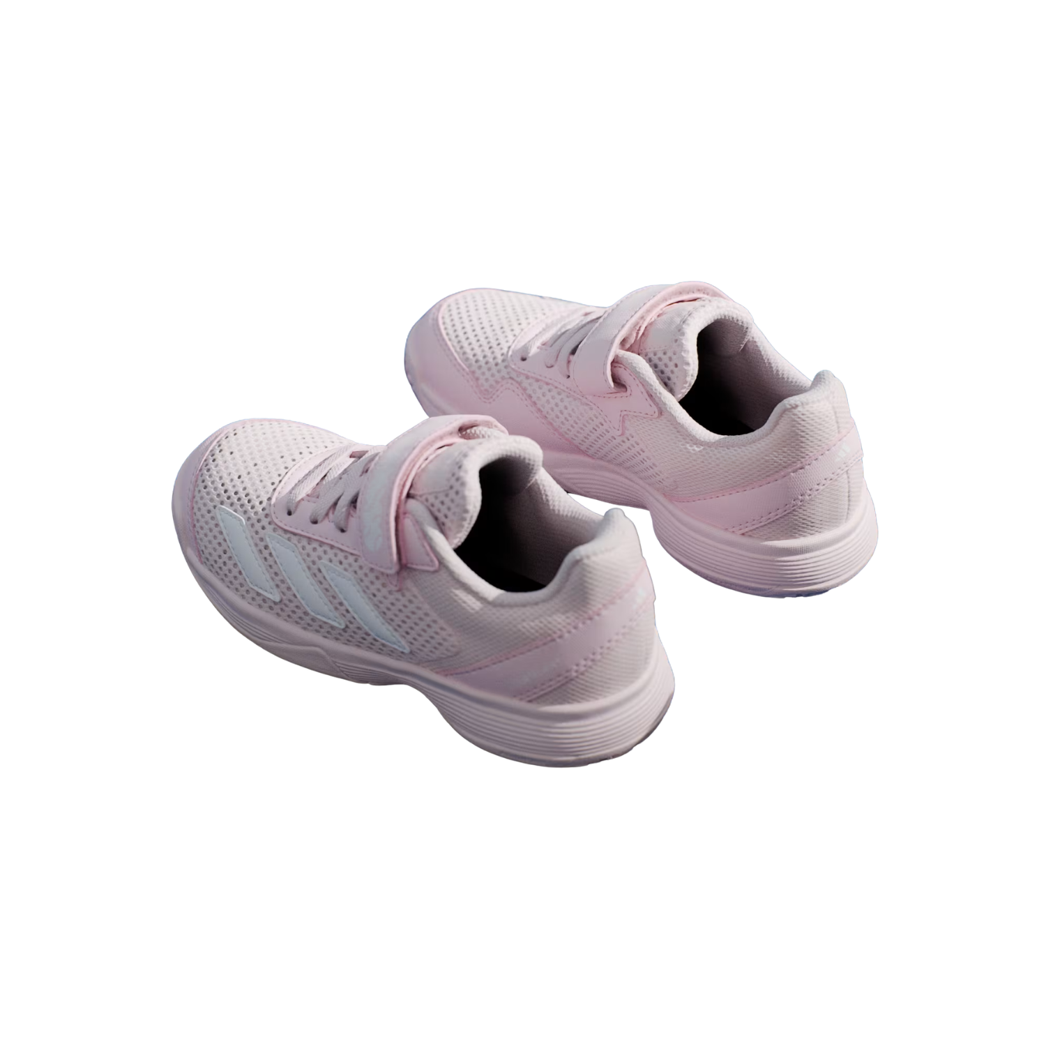 Adidas Courtflash Hook and Loop Tennis Shoes Kids - Pink/White/Pink Tennis Shoes Adidas