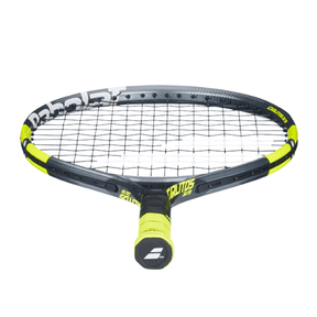 Babolat Carlitos Junior 19 Strung - Grey/Yellow Tennis Rackets Babolat