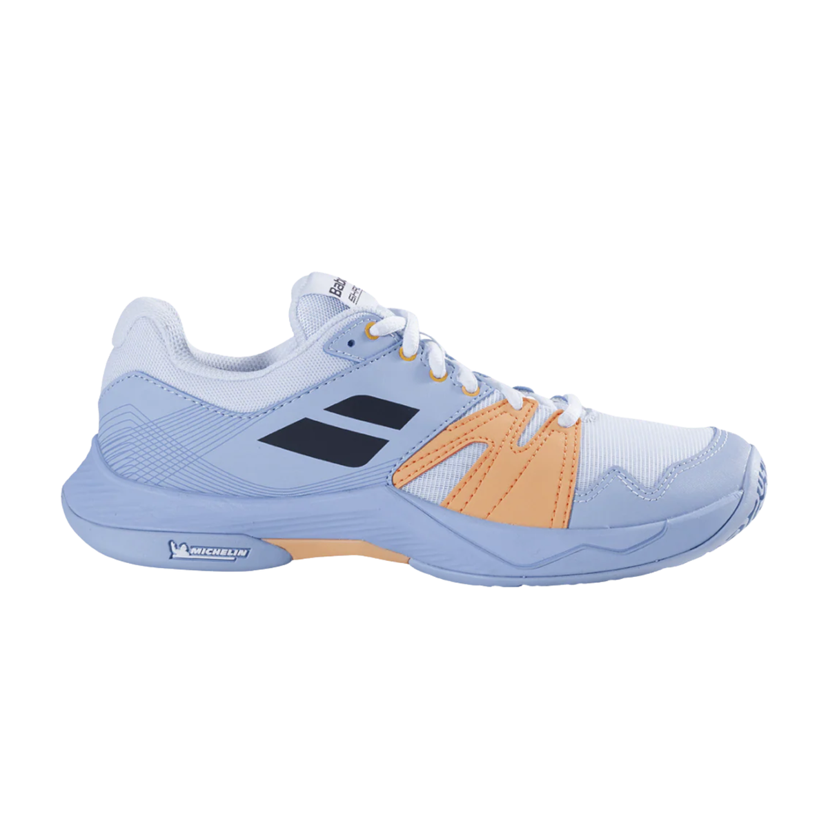 Babolat Shadow Team 2 Women - White/Blue White Blue Badminton Shoes Babolat