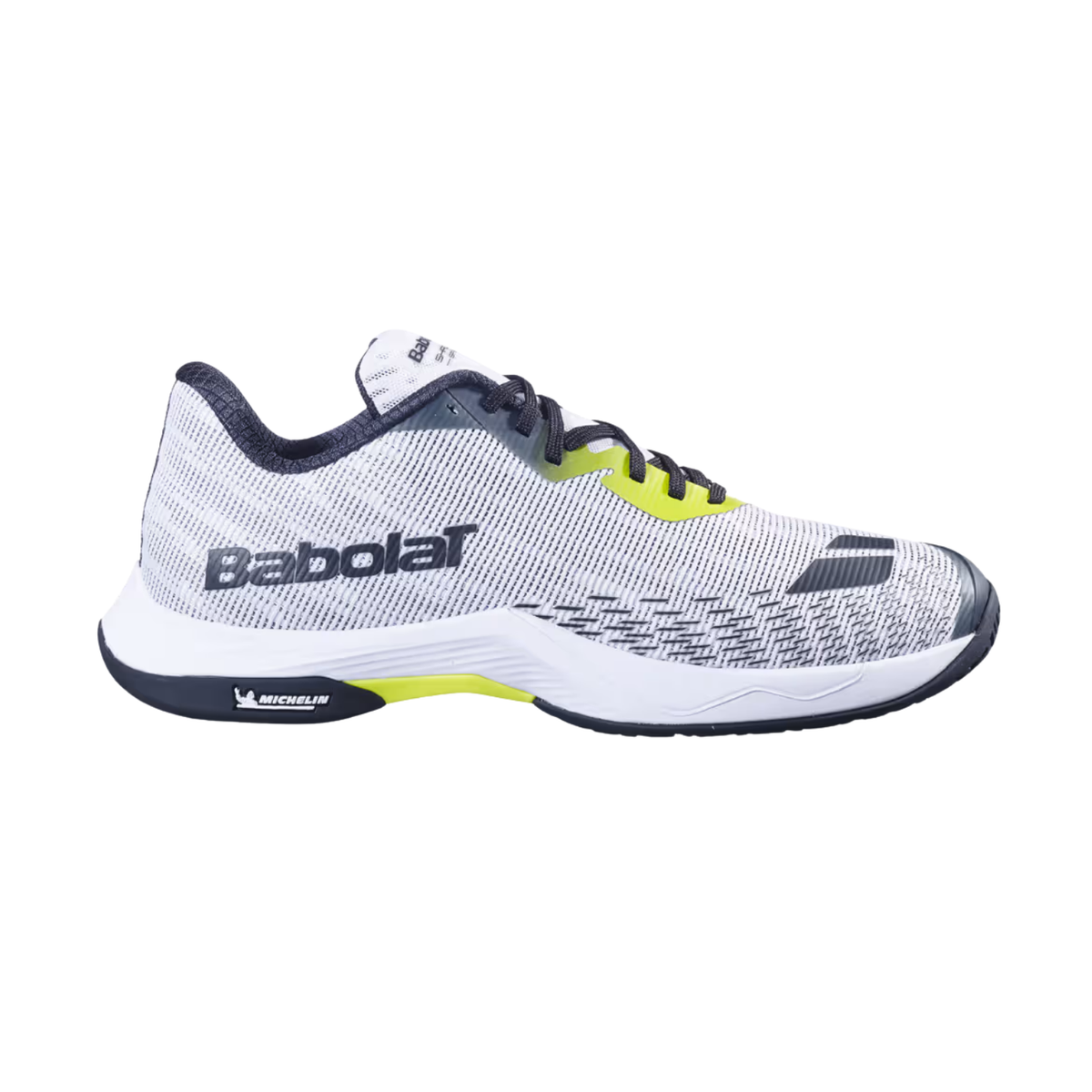 Babolat Shadow Spirit 2 Men - White/Lime White Lime Badminton Shoes Babolat