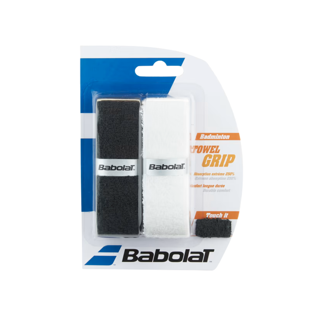 Babolat Towel Grip X2 - White/Black Accessories Babolat