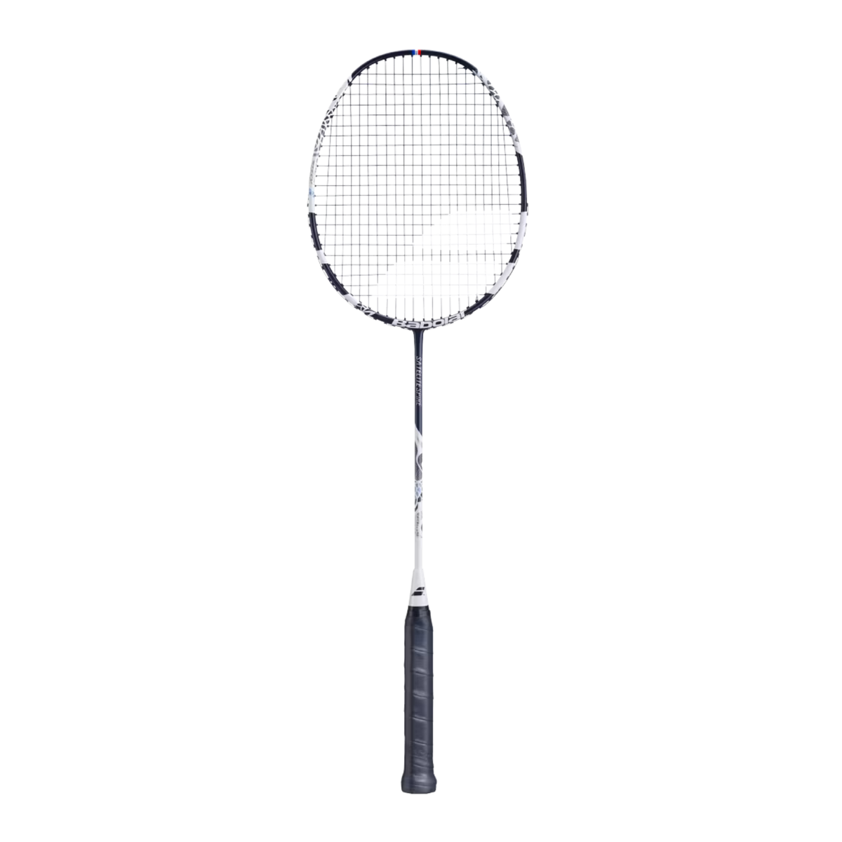 Babolat Satelite Spire 2026 Strung - White/Blue Badminton Rackets Babolat