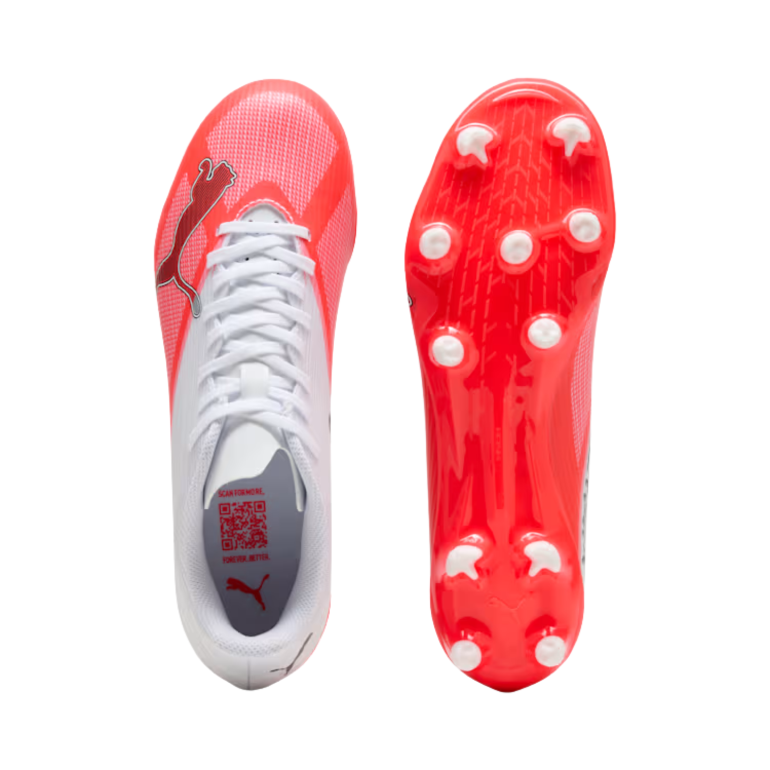 Puma Ultra 7 Play FG/AG - Red/Black/White Football Boots Puma