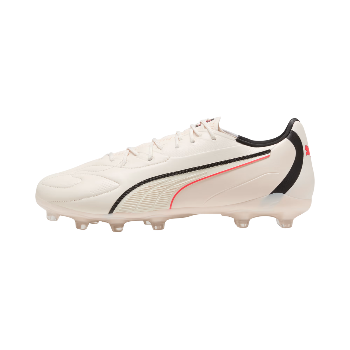 Puma King 20 Match FG/AG - Almond/Black/Red Almond Black Red Football Boots Puma
