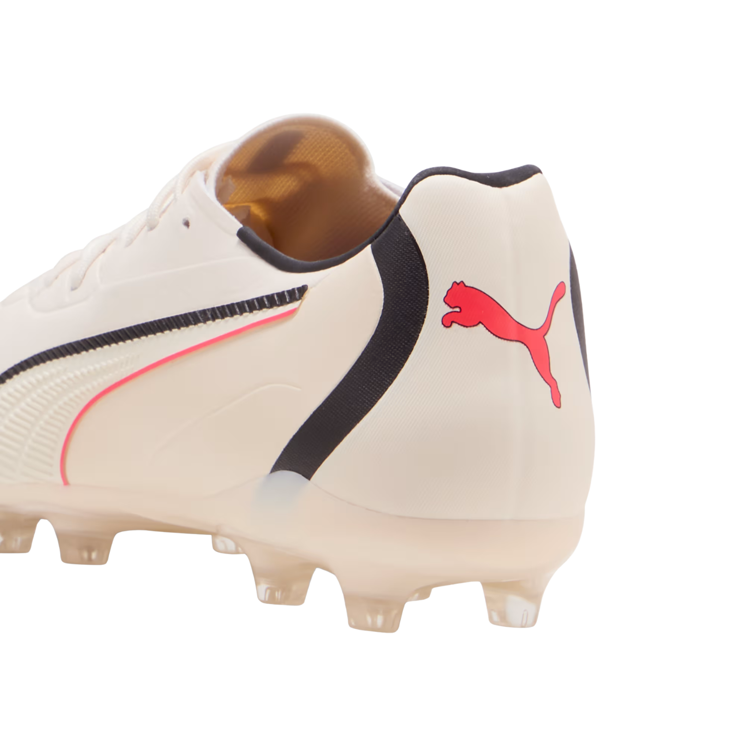 Puma King 20 Match FG/AG - Almond/Black/Red Football Boots Puma