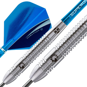 Harrows Genesis 26GR Steel Tip Darts - Blue Darts Harrows