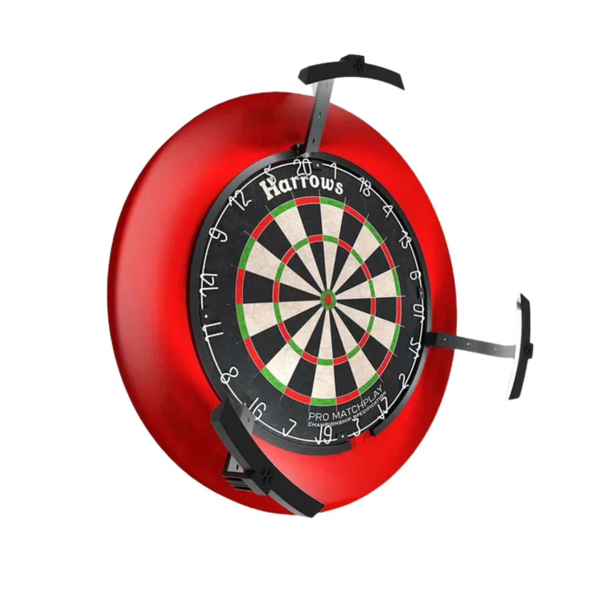 Harrows Tri-Light Dartboard Lighting System UK Power - Black Darts Accessories Harrows