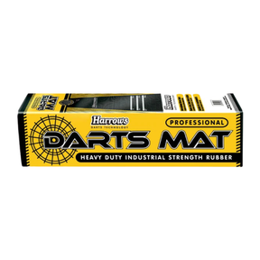 Harrows Rubber Dart Mat (2's) - Black Darts Accessories Harrows