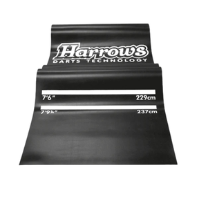 Harrows Rubber Dart Mat (2's) - Black Darts Accessories Harrows