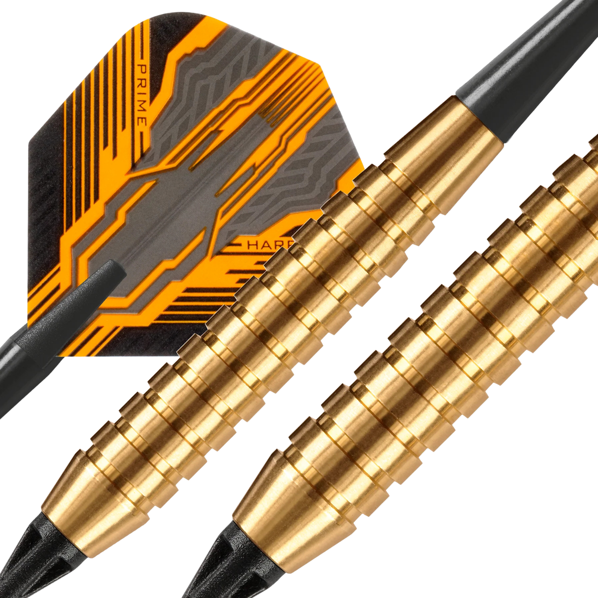 Harrows Club Brass 26GR Steel Tip Darts - Yellow Darts Harrows