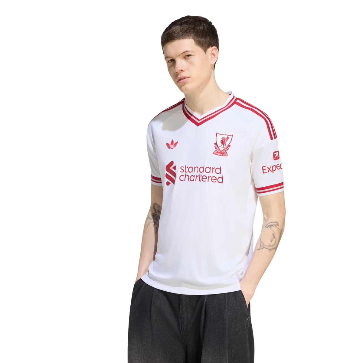 Adidas Liverpool F.C. 26/27 Away Jersey - White Clothing Adidas