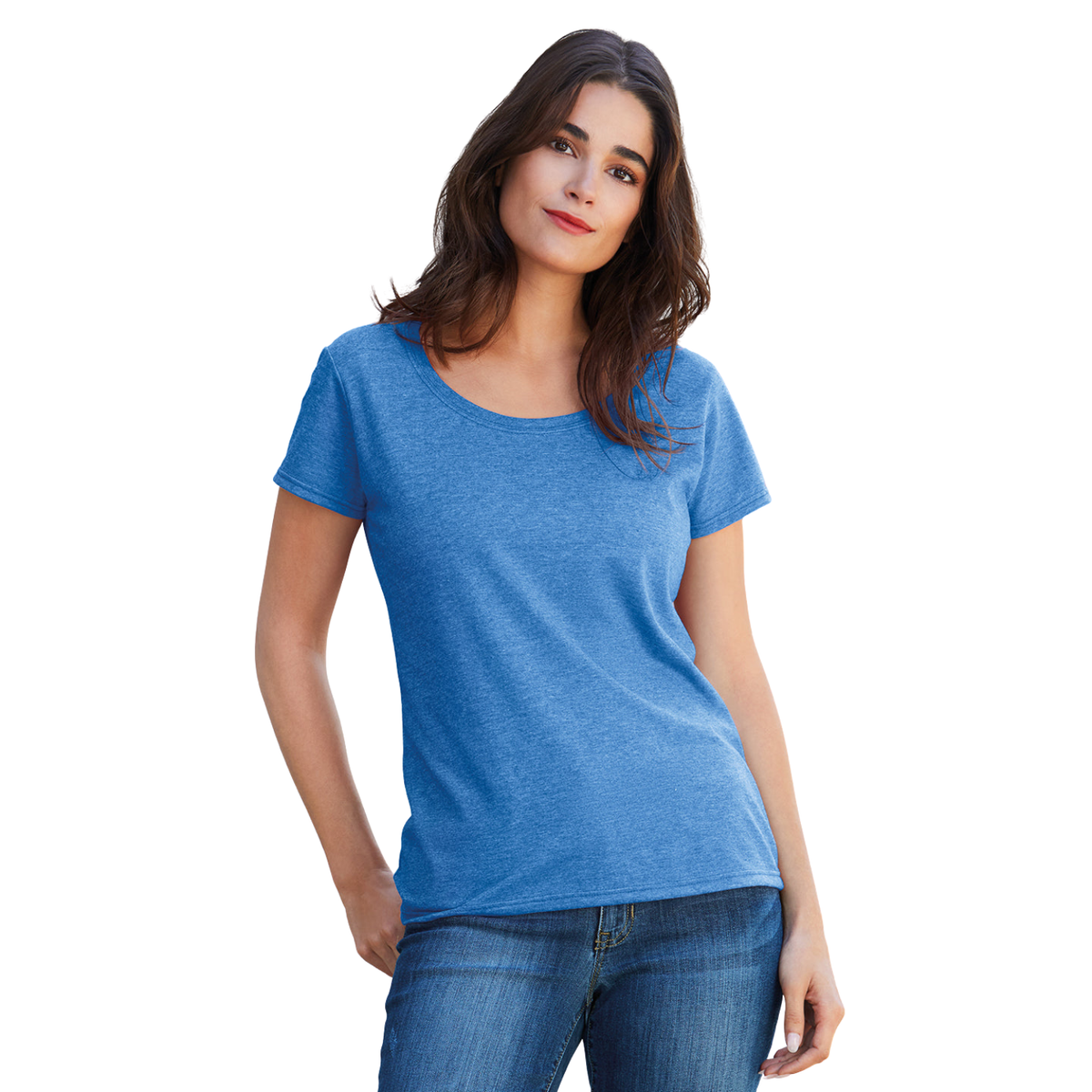Gildan Softstyle™ Women's Deep Scoop T-shirt by Central Sports UK