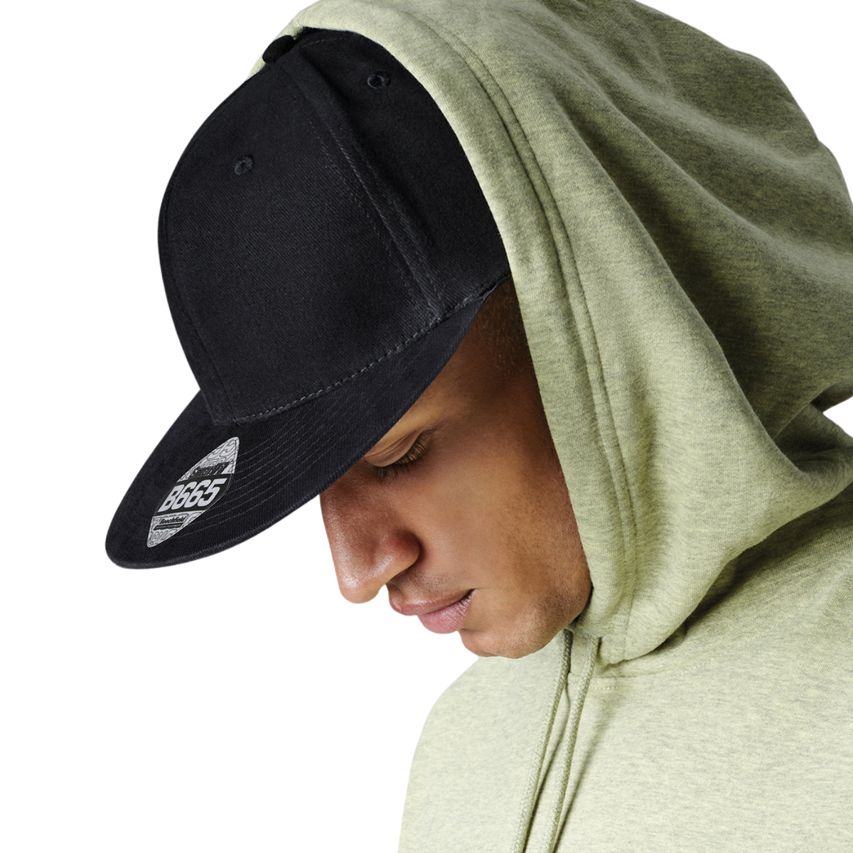 Beechfield Pro-Stretch Flat Peak Cap by Central Sports UK